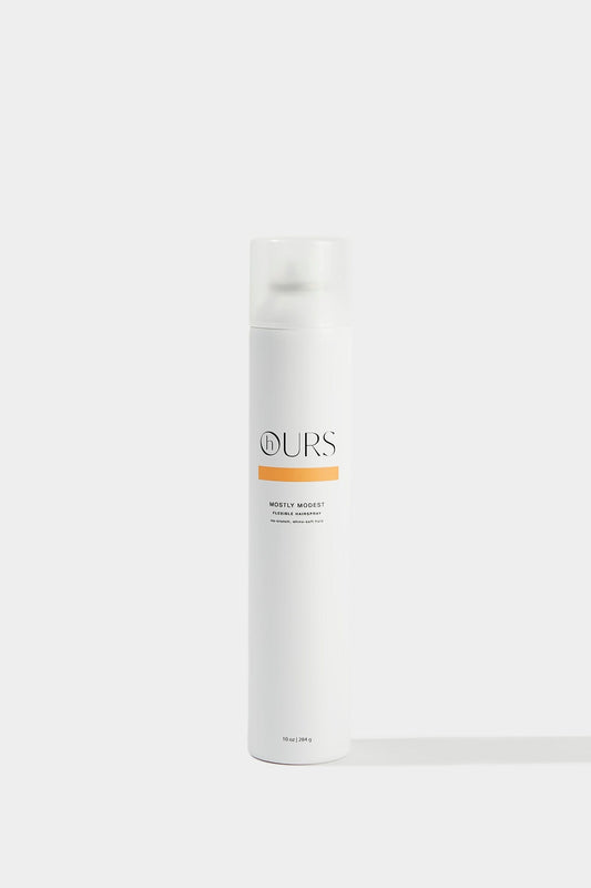 Mostly Modest Flexible Hairspray hOURS haircare