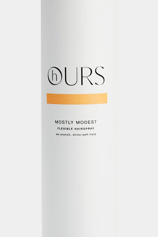 Mostly Modest Flexible Hairspray hOURS haircare 